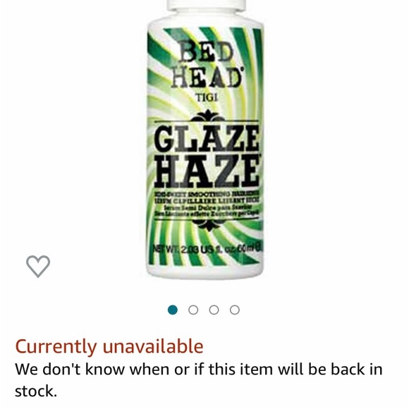 BedHead by TIGI GLAZE HAZE Semi-Sweet Smoothing Hair Serum (discontinued) - Picture 6 of 6